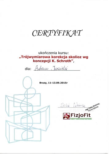 Skolioza wg koncepcji K. Schroth